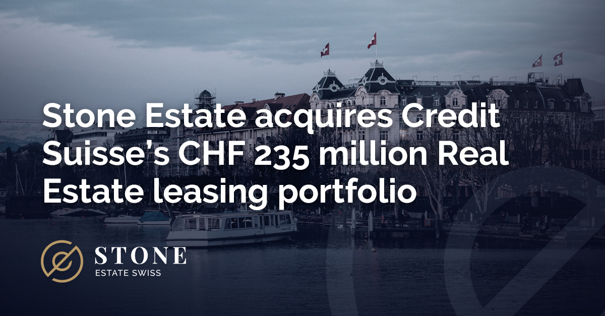 Credit Suisse Acquisitions by Stone Estate - Reech Corporations Group